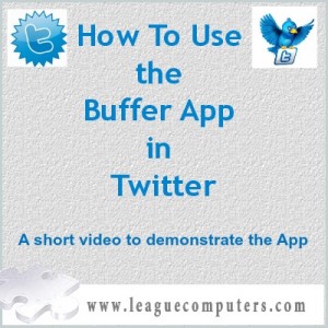 How to use the Buffer App in Twitter - video