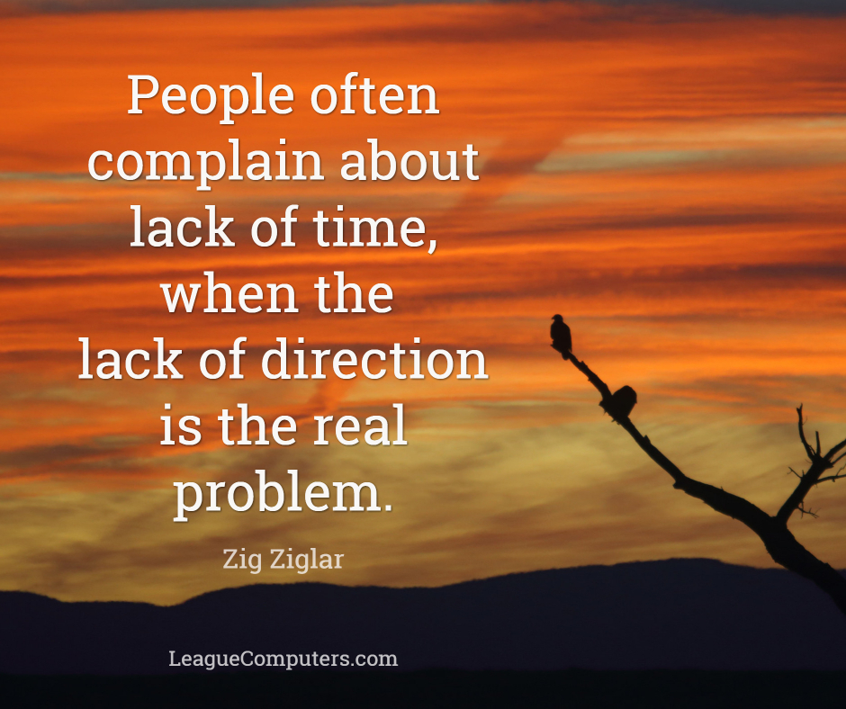 People often complain about lack of time