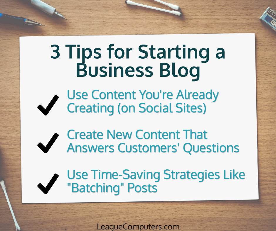 3 Tips for Starting a Business Blog