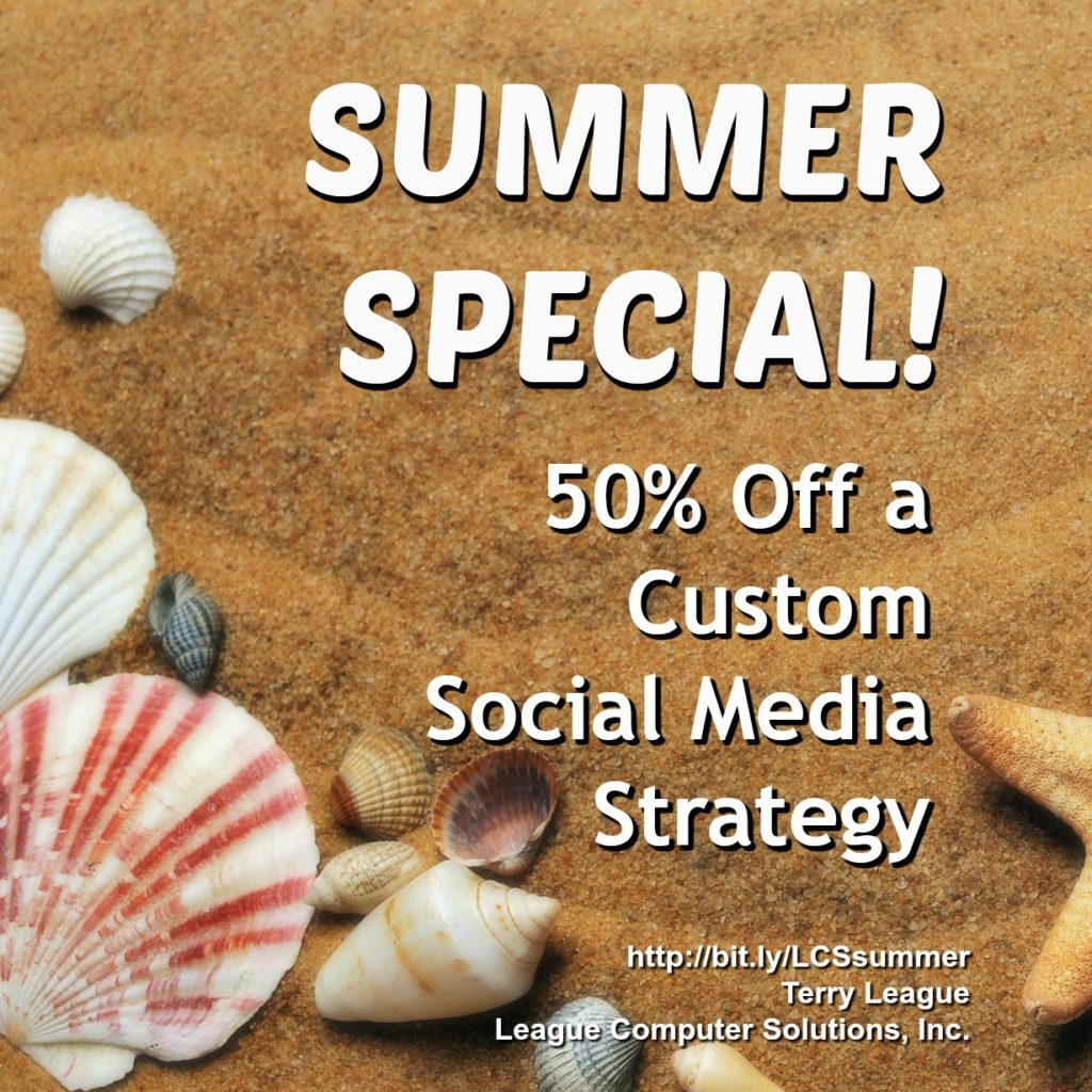 Summer Special 50% Off Custom Social Media Strategy