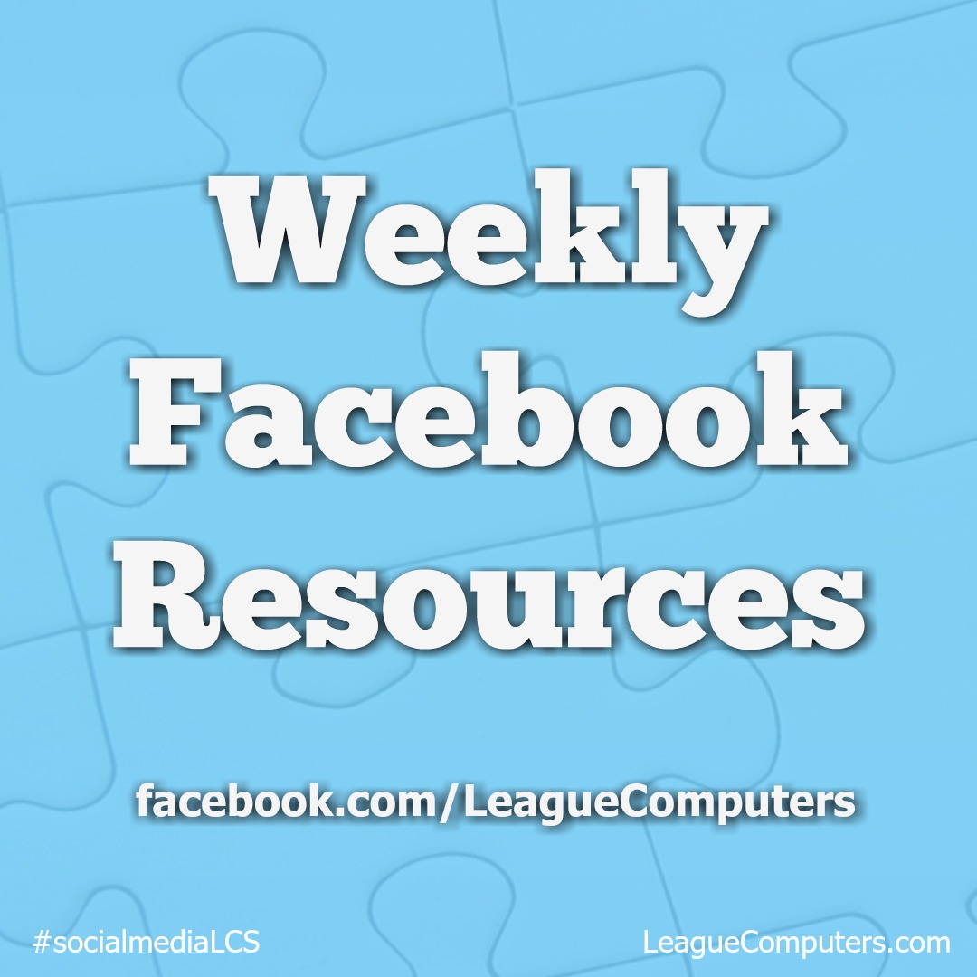 Weekly Facebook Resources