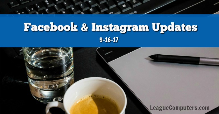 News and Updates from the week on Facebook and Instagram