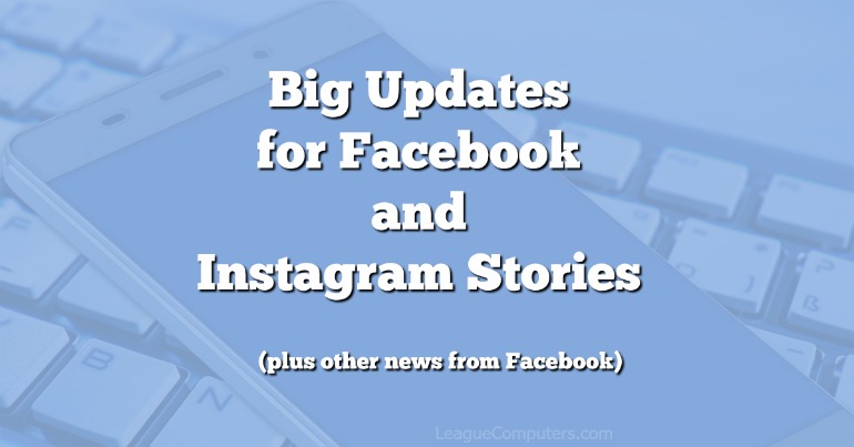 Facebook and Instagram Updates 10-15-17