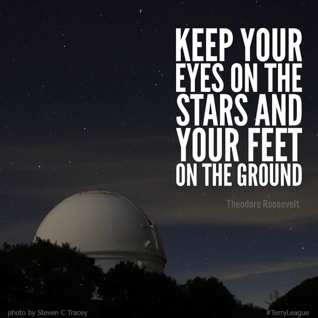 Keep your eyes on the stars